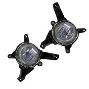 K D Fog Lamp Set For I 10 GRAND TYPE 2 WITH DRL INDICATOR COVERS, WIRING & SWITCH (2016-2019)
