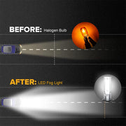 K D LED Fog Lamp for Swift, Ritz, Dzire, K10 T2, Eco Sport, Baleno, WagonR, S-Cross, Ertiga, SX4, Ignis, Ciaz, Brezza, Celerio (FOR ALL CARS)