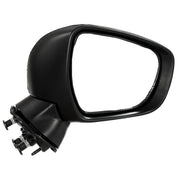 Black side door mirror for Maruti Baleno without motor or indicator.