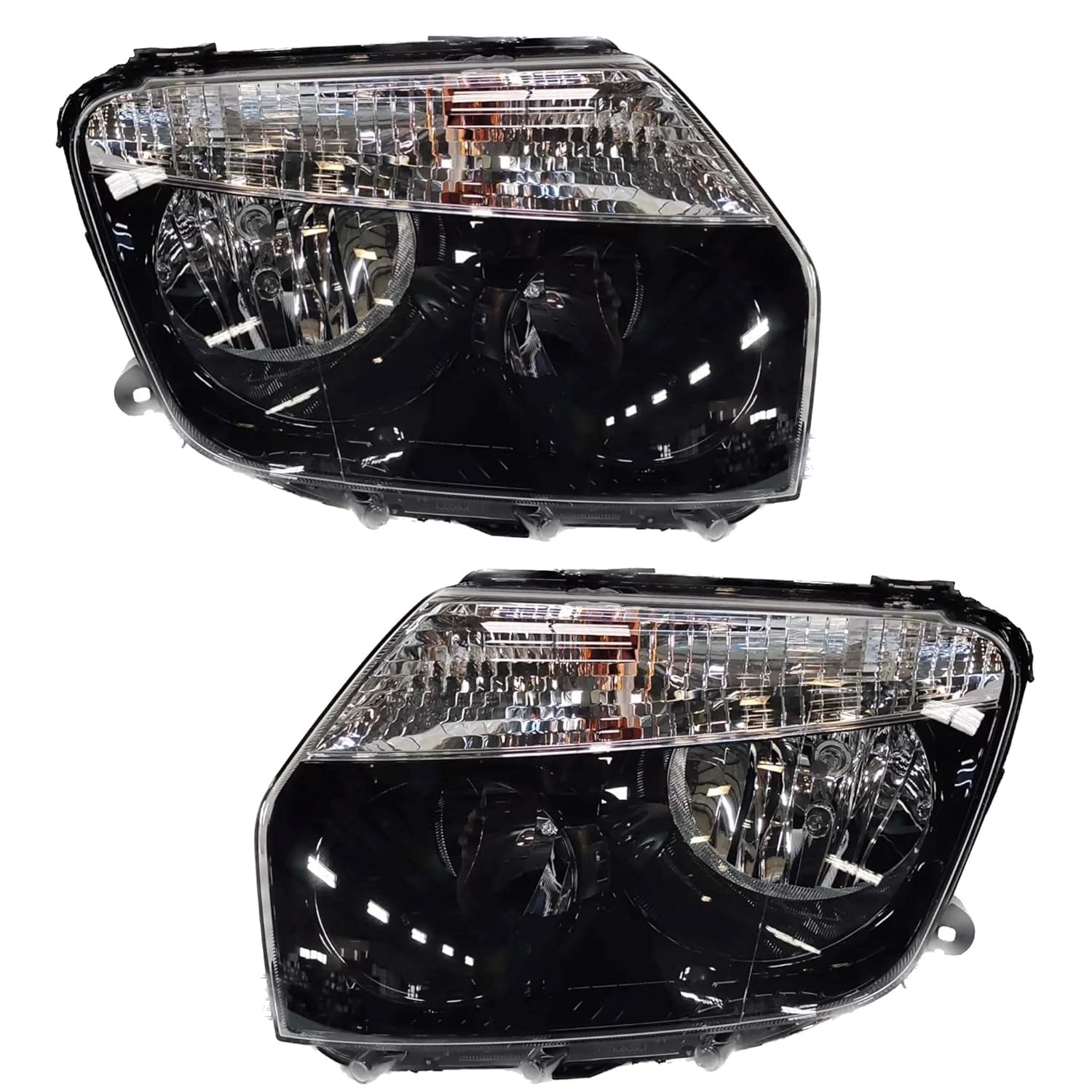 Duster chrome reflector headlight