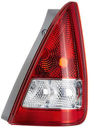 Tail light assembly for Maruti ZEN Estilo featuring red and clear glass with a classic design.