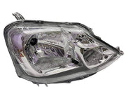 A clear headlight lens for Toyota Etios vehicle, showcasing the bulb and the lens without any additional accessories.
