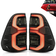 Hilux tail light upgrade smoky black