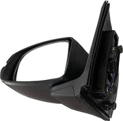 Black motorized side mirror for Honda City with automatic folding feature and integrated turn signal, designed for 2014-2021 models.