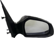 A black side mirror for a Hyundai Santro vehicle, featuring a motor with an indicator and a coupler.