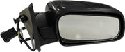 A black K D brand door mirror for a vehicle, showing the mirror glass and the mounting bracket.