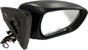 Black side mirror for Maruti Celerio with visible wiring and mounting points