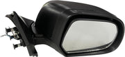 A black motorized side mirror for a car, without an indicator, designed to fit Nissan Sunny or Renault Scala.
