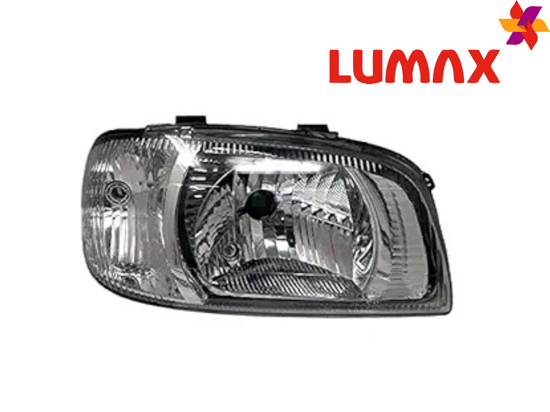 LUMAX Headlight Assembly For Maruti Suzuki Alto Type 2 2005-2012 ( With Adjustable Motor), Halogen