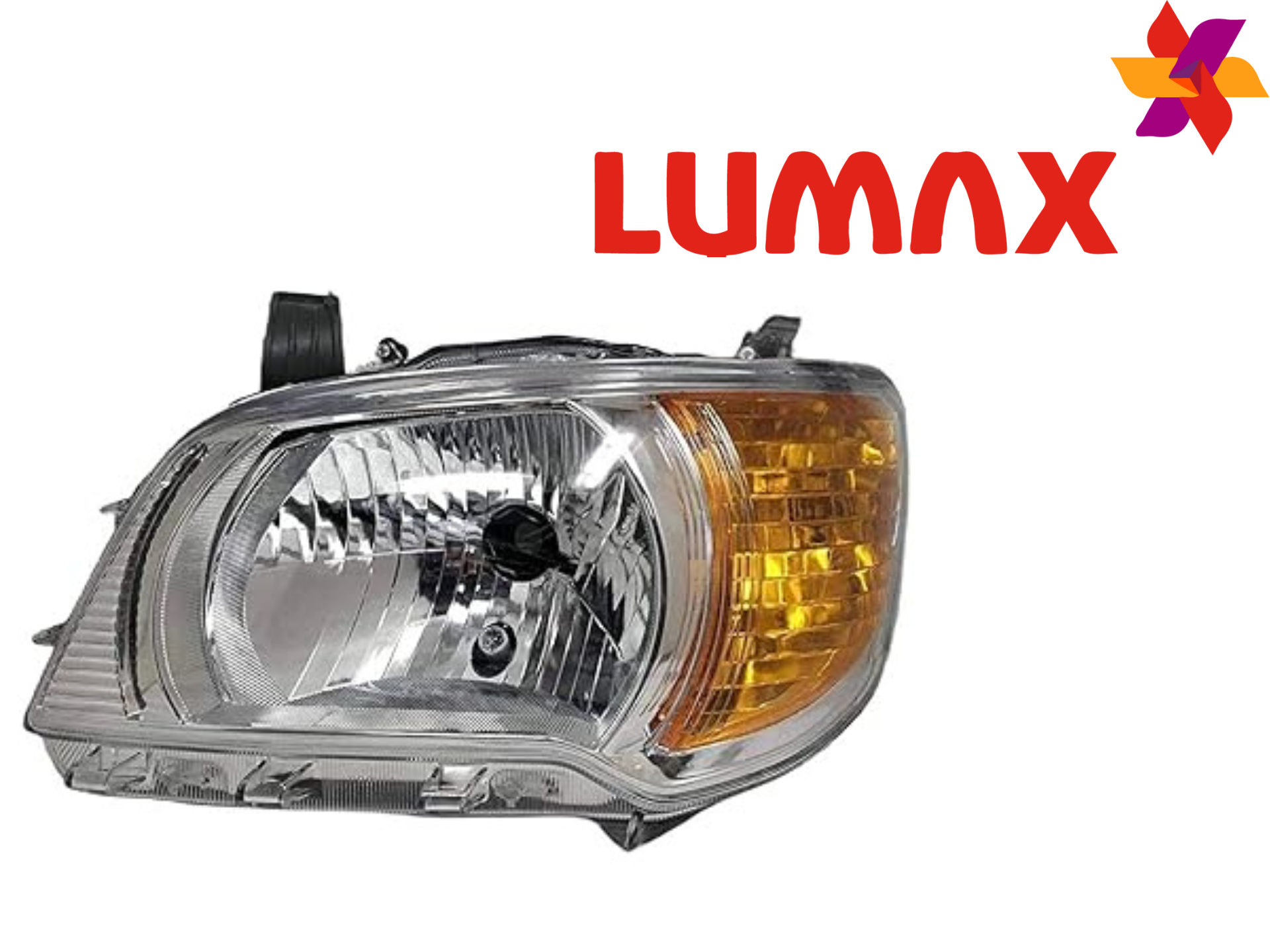 LUMAX Headlight assembly for Maruti Suzuki Alto K10 2010-2014 Type 1 ( WITH ADJUSTABLE MOTOR)