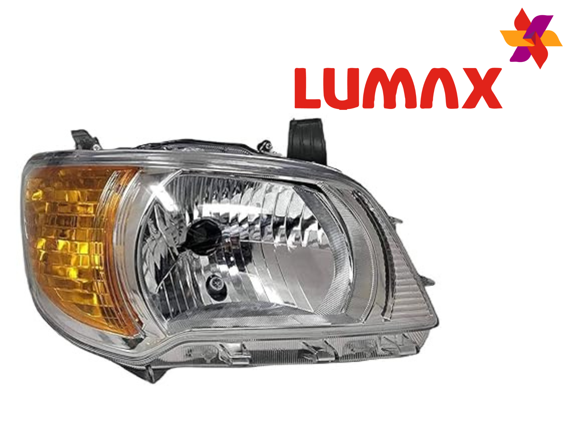 LUMAX Headlight assembly for Maruti Suzuki Alto K10 2010-2014 Type 1 ( WITH ADJUSTABLE MOTOR)