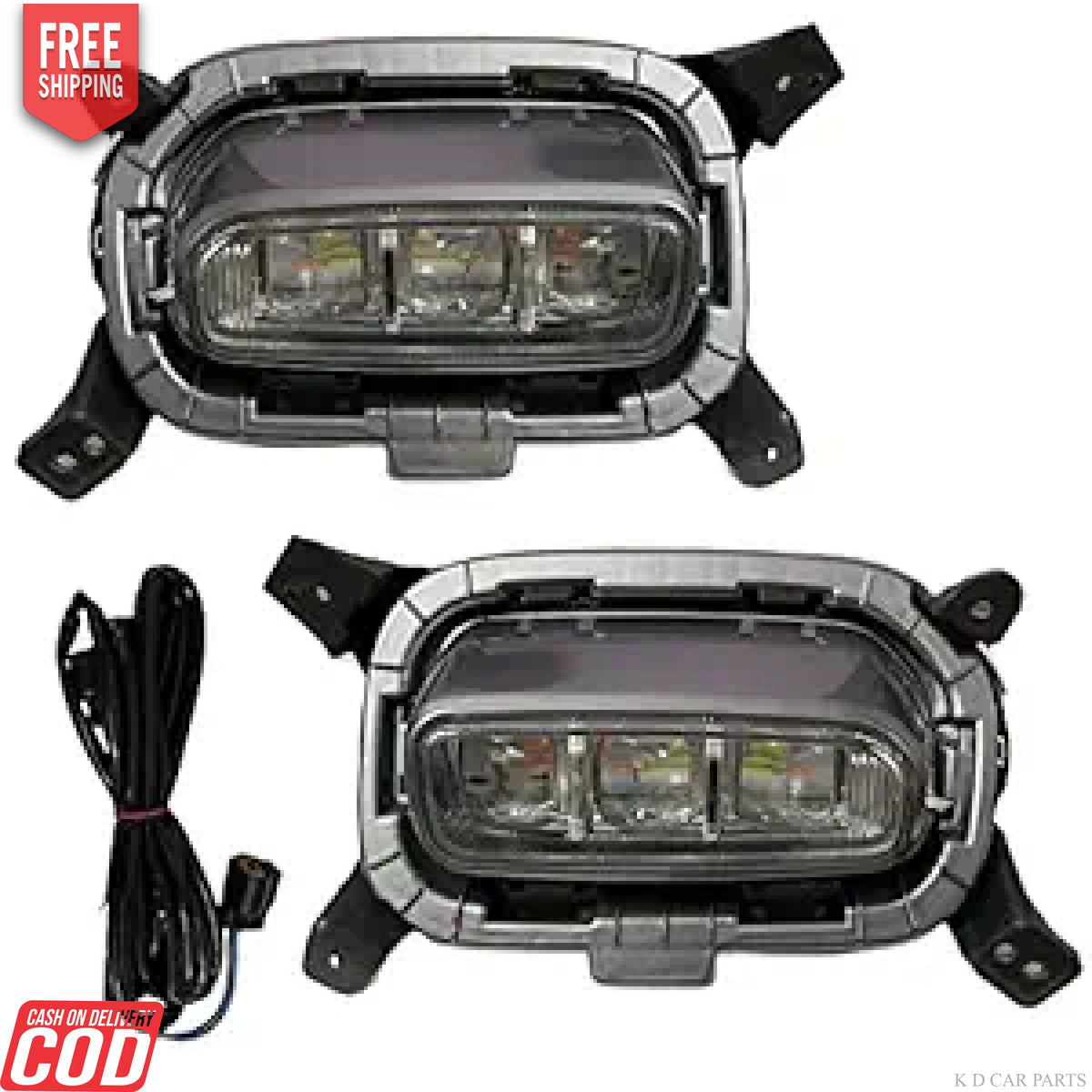 Complete Fog Light Driving Lamp Kit For 2008-2010 Kia Sportage (KM Series) – Ozeparts 1027499