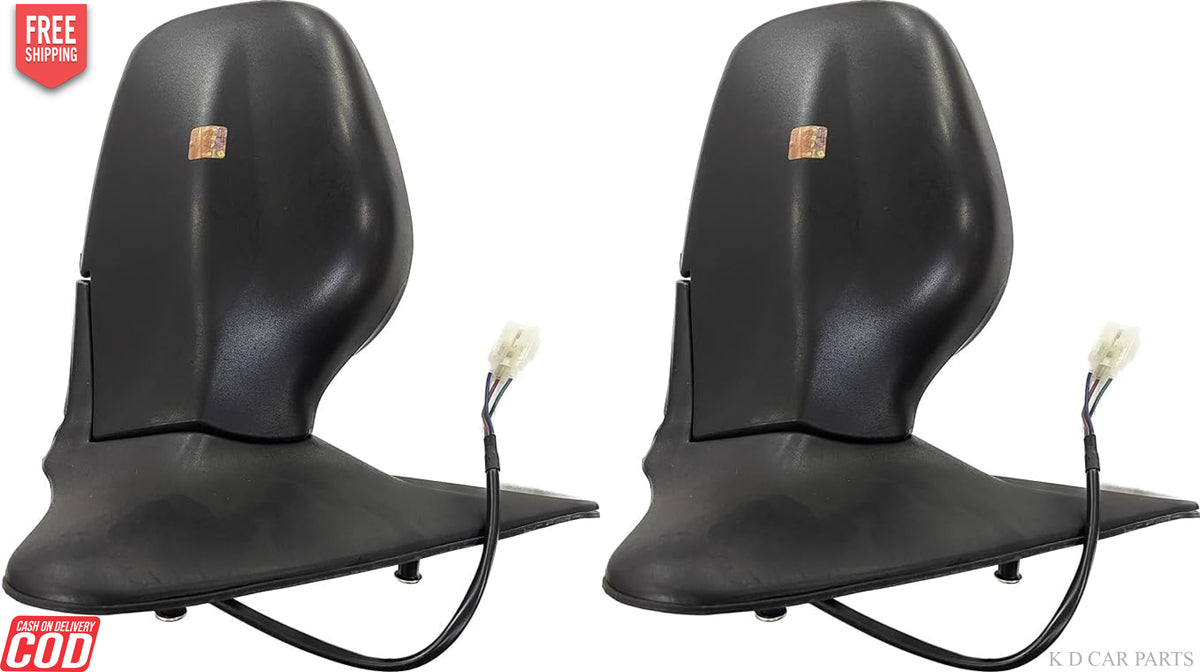 カーメロ5555！ K D Side/Door Mirror for TATA Safari NON- AUTOFOLD BLACK ORVM (3