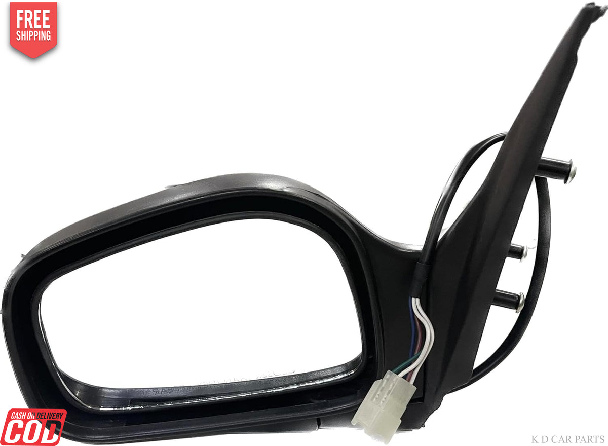 K D Side/Door Mirror for TATA Safari NON- AUTOFOLD BLACK ORVM (3