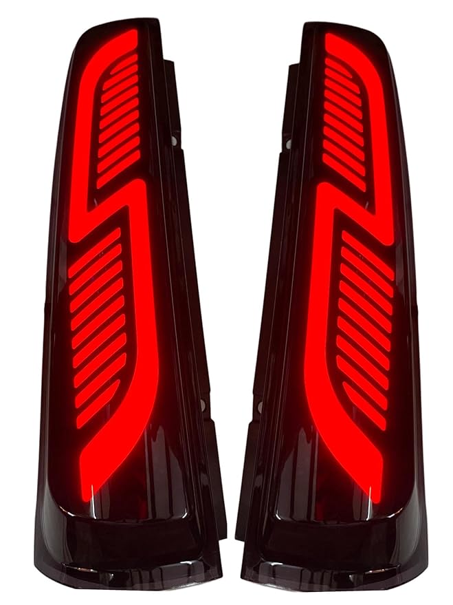 K D Pillar Light For Mahindra Scorpio S2/S10/S11 (All S Variants) Right & Left Both Sides (Pair) LED (BLACK SMOKY)