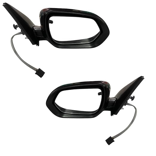 Door Mirrors for Kia Seltos, With Indicators, Black