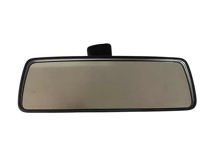 Inner Rear View Mirror for KUSHAQ, RAPID, VW AMEO, POLO, VENTO, VIRTUS (Black) OEM