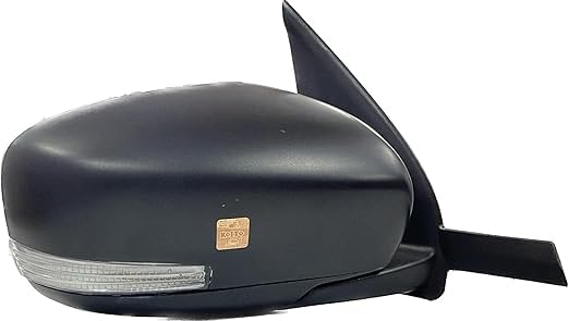 Side/Door Mirror for Maruti Swift 2018-Onwards Motor with Indicator, Black, Automatic Fold