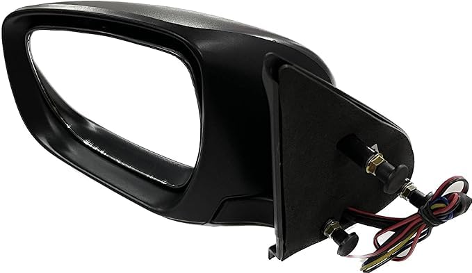 Side/Door Mirror for Maruti Dzire 2017- Now, Right/Driver Side, Motor with Indicator, Black, Automatic Fold