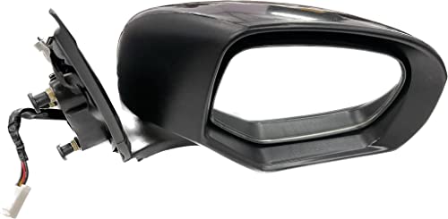 K D Side/Door Mirror for Maruti Swift Type 3 (2011-2017) & Dzire Type 2 (2012-2017) Motor with Indicator Automatic Fold(Black)