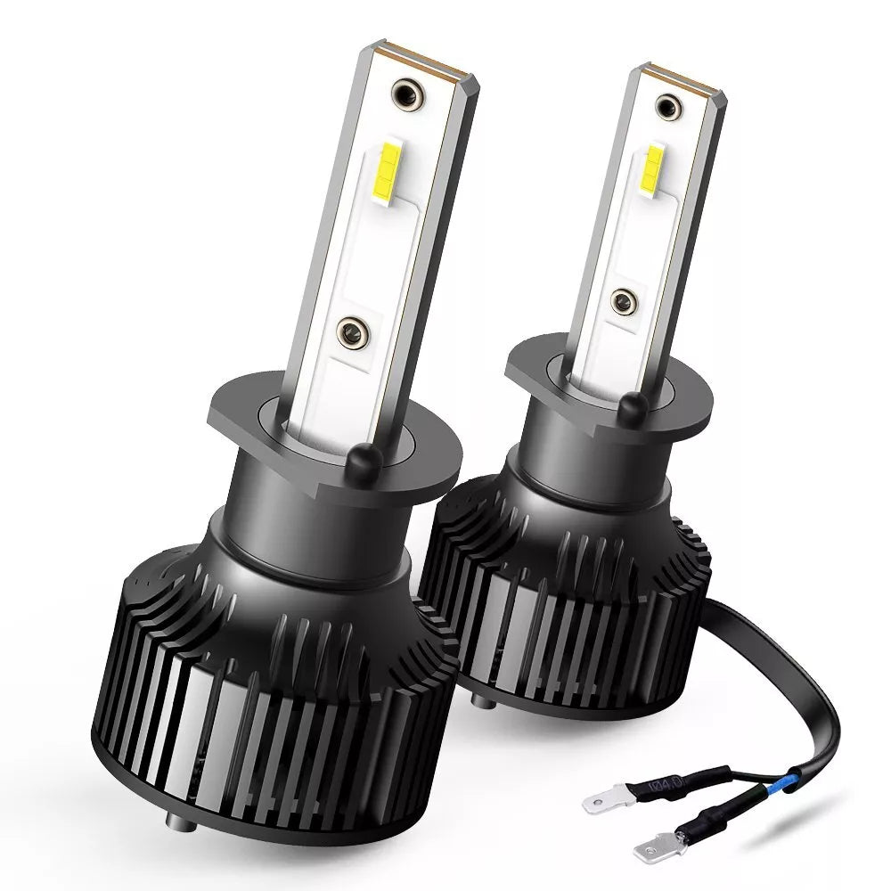 WHITE H1  LED HEADLIGHT BULB (HIGH QUALITY) PAIR