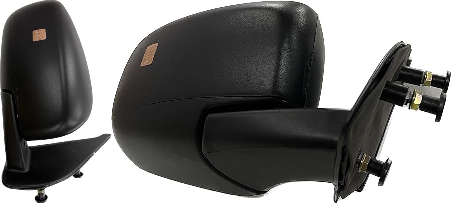 K D Side/Door Mirror for Maruti Dzire 2017- Now Non- Adjustable LX (Black)