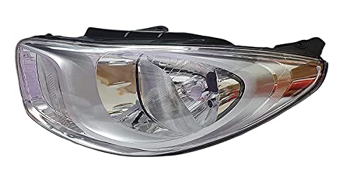 K D Headlight Assembly For Hyndai I10 (2011-2013 Type 2 Facelift) ( WITHOUT ADJUSTABLE MOTOR)