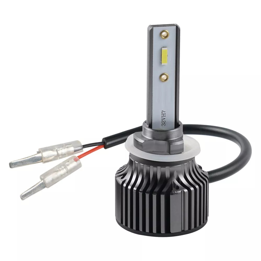WHITE H27 LED HEADLIGHT BULB (HIGH QUALITY) PAIR
