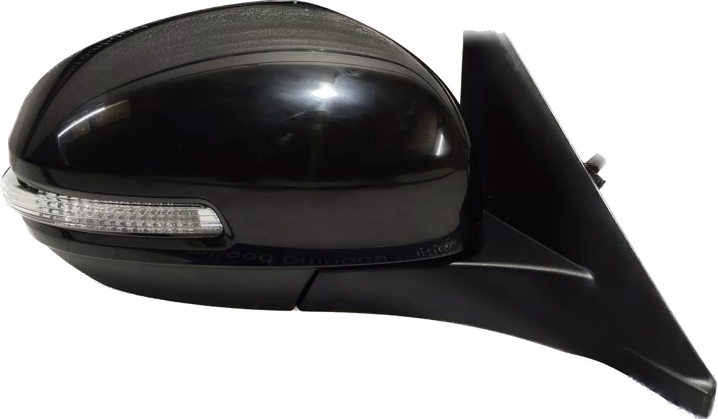 K D Side/Door Mirror for Maruti BREZZA Motor With Indicator Automatic Fold(Black)