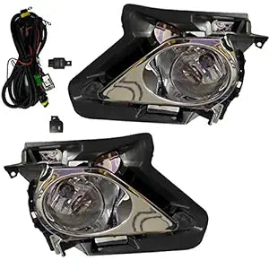 K D Fog Lamp Set For Innova Crysta With Bulb, Cover, Wire & Complete Kit (PAIR)