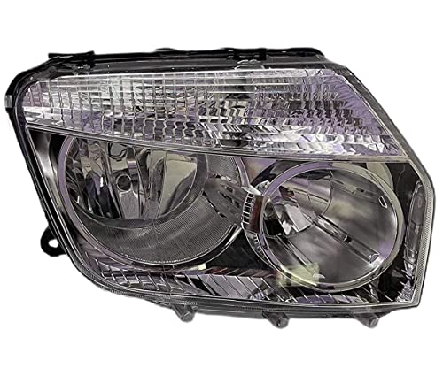 K D Headlight Assembly For Duster Chrome ( WITHOUT ADJUSTABLE MOTOR) (2012-2015)