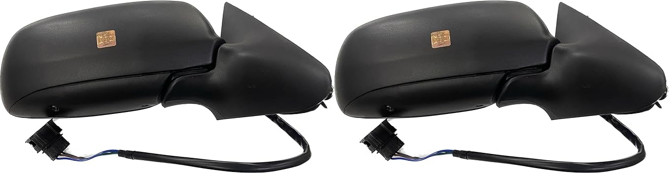 K D Side/Door Mirror for Skoda Octavia NON- AUTOFOLD BLACK ORVM (5 Wire With Coupler)