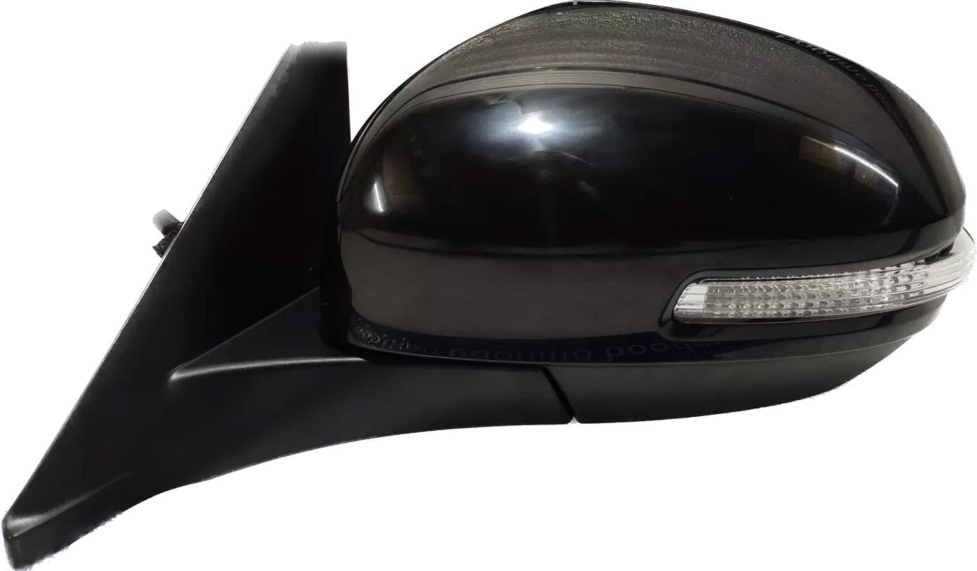 K D 5 WIRE NON-AUTOFOLD Side/Door Mirror for Maruti BREZZA Motor With Indicator(Black)