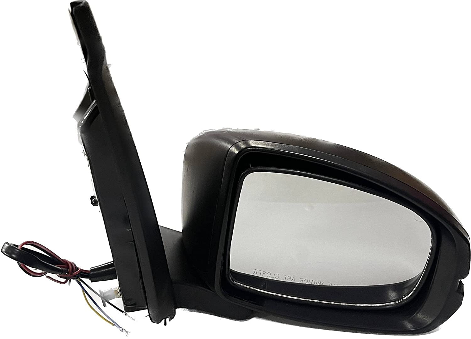 K D Side/Door Mirror for Honda Amaze Type 2 Motor with Indicator 2016-2018(Black)