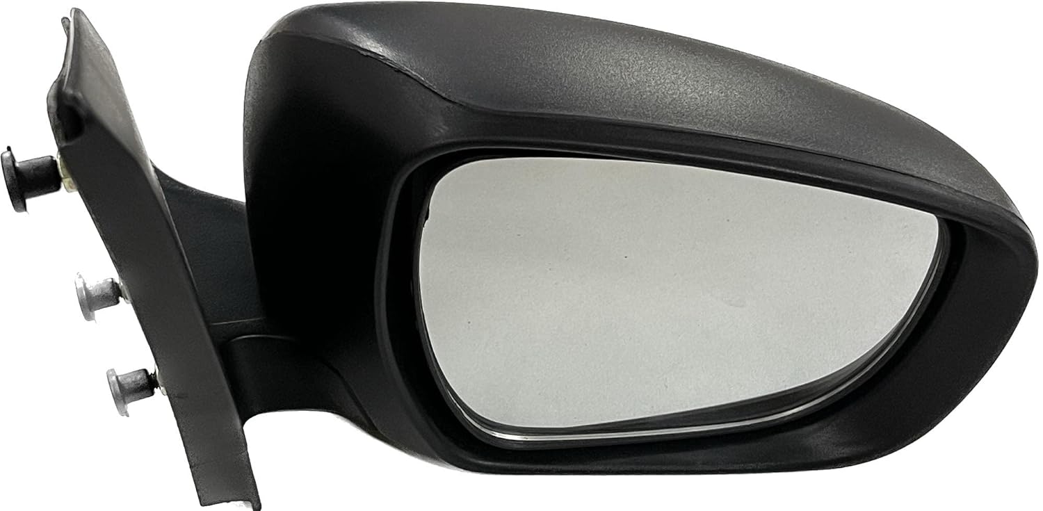 K D Side/Door Mirror for Maruti Celerio LX Non- Adjustable(Black)