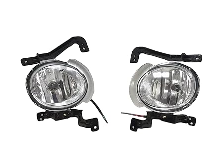 K D Fog Lamp Set For Hyundai I20 With Bulb (2008-2012) Pair