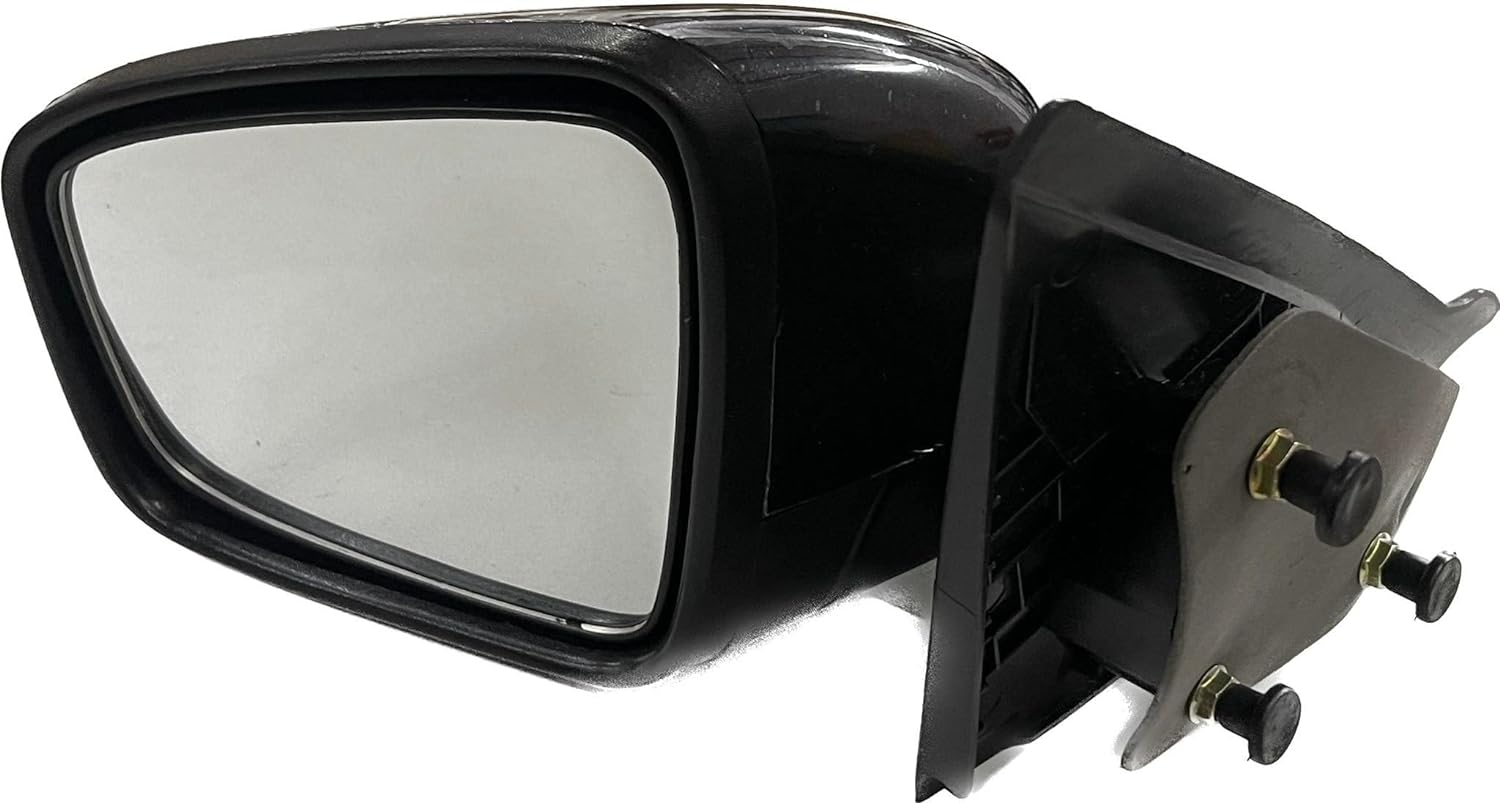 K D Side/Door Mirror for Renault KWID Non-Adjustable 2015-2019 (Black)