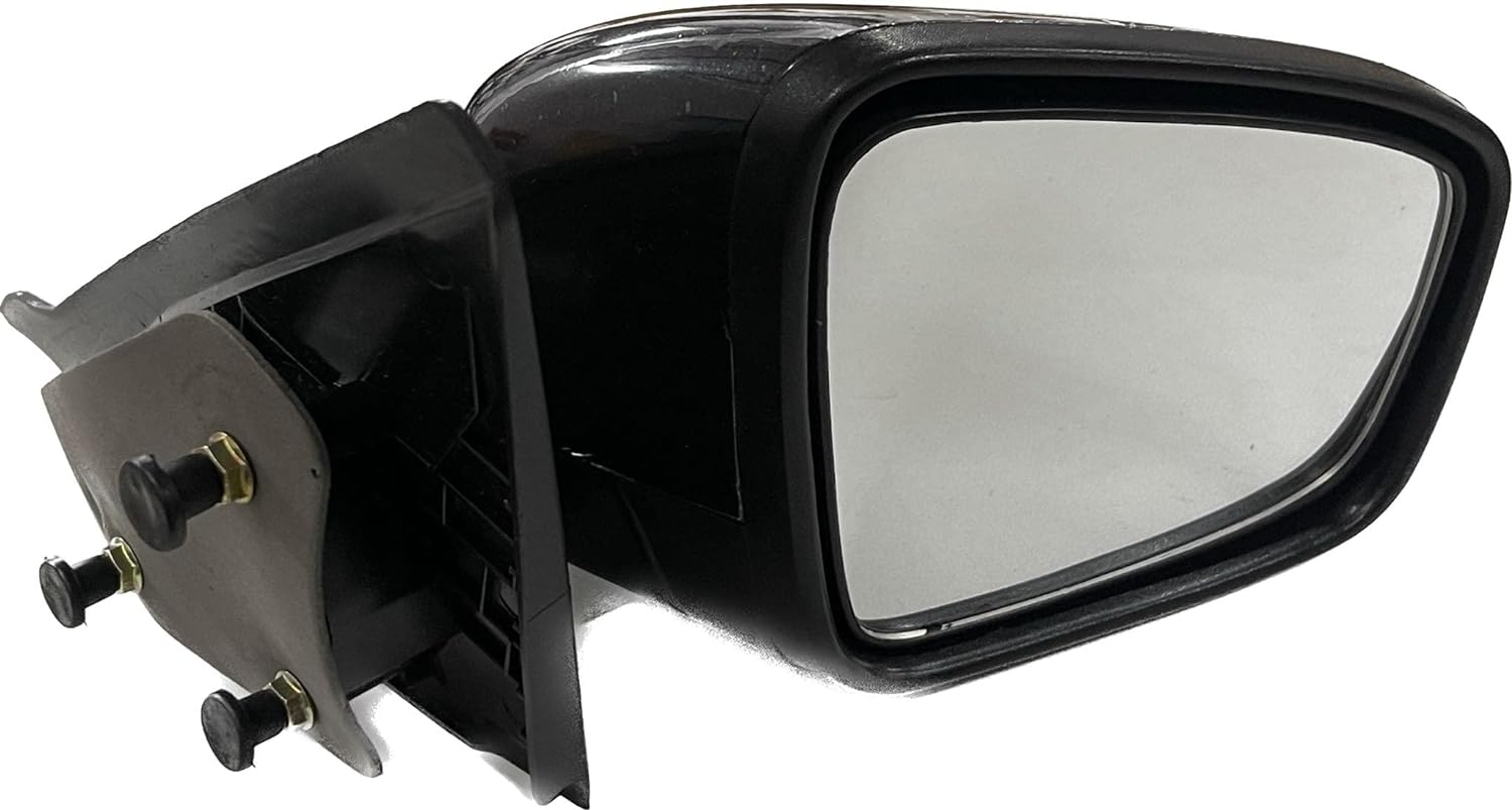 K D Side/Door Mirror for Renault KWID Non-Adjustable 2015-2019 (Black)