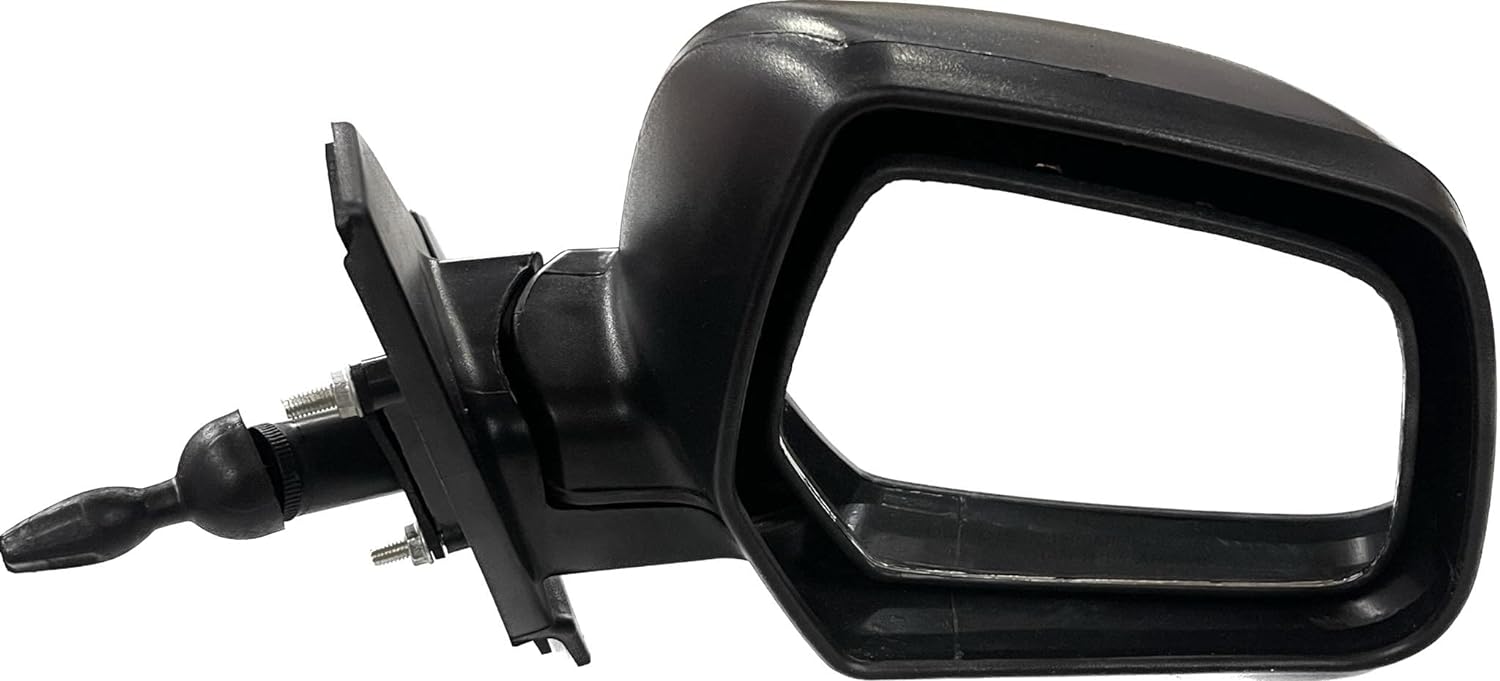 K D Side/Door Mirror for Mahindra KUV 100 Adjustable(Black)