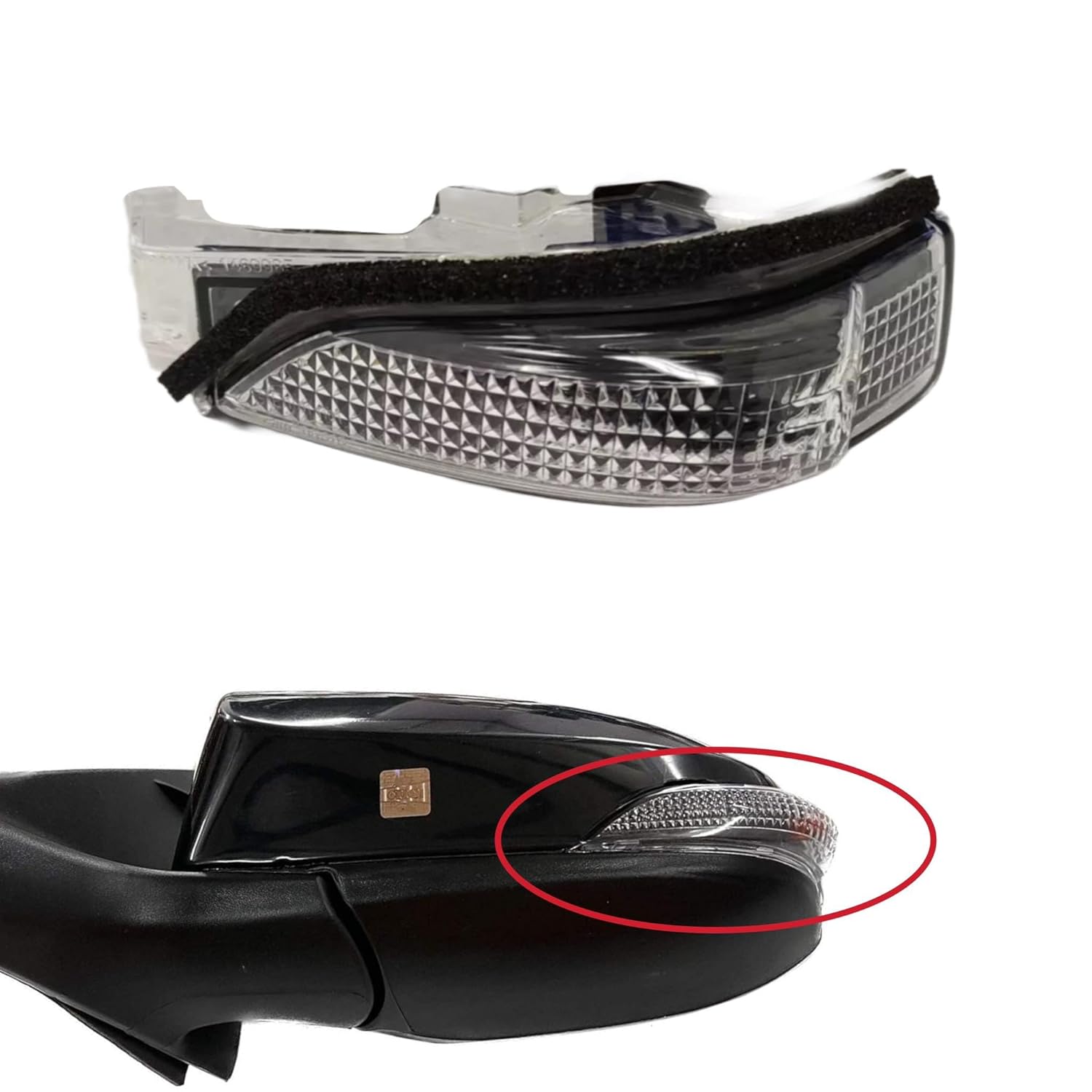 K D Side/Door Mirror Indicator for Toyota Etios/Etios Cross/Etios Liva/Etios Platinum (2010-2020) / Yaris (2018-2021)