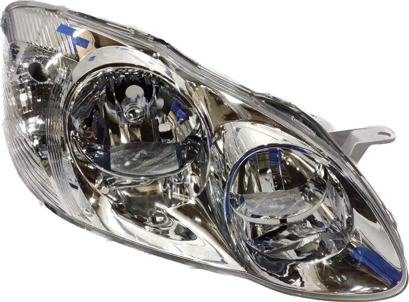 K D Headlight for Toyota Corolla 2003-2008 ( WITHOUT ADJUSTABLE MOTOR)