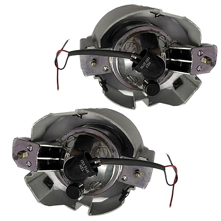 K D Fog Lamp set For Nissan Micra (Pair) With Bulb 2010-2020 | Halogen