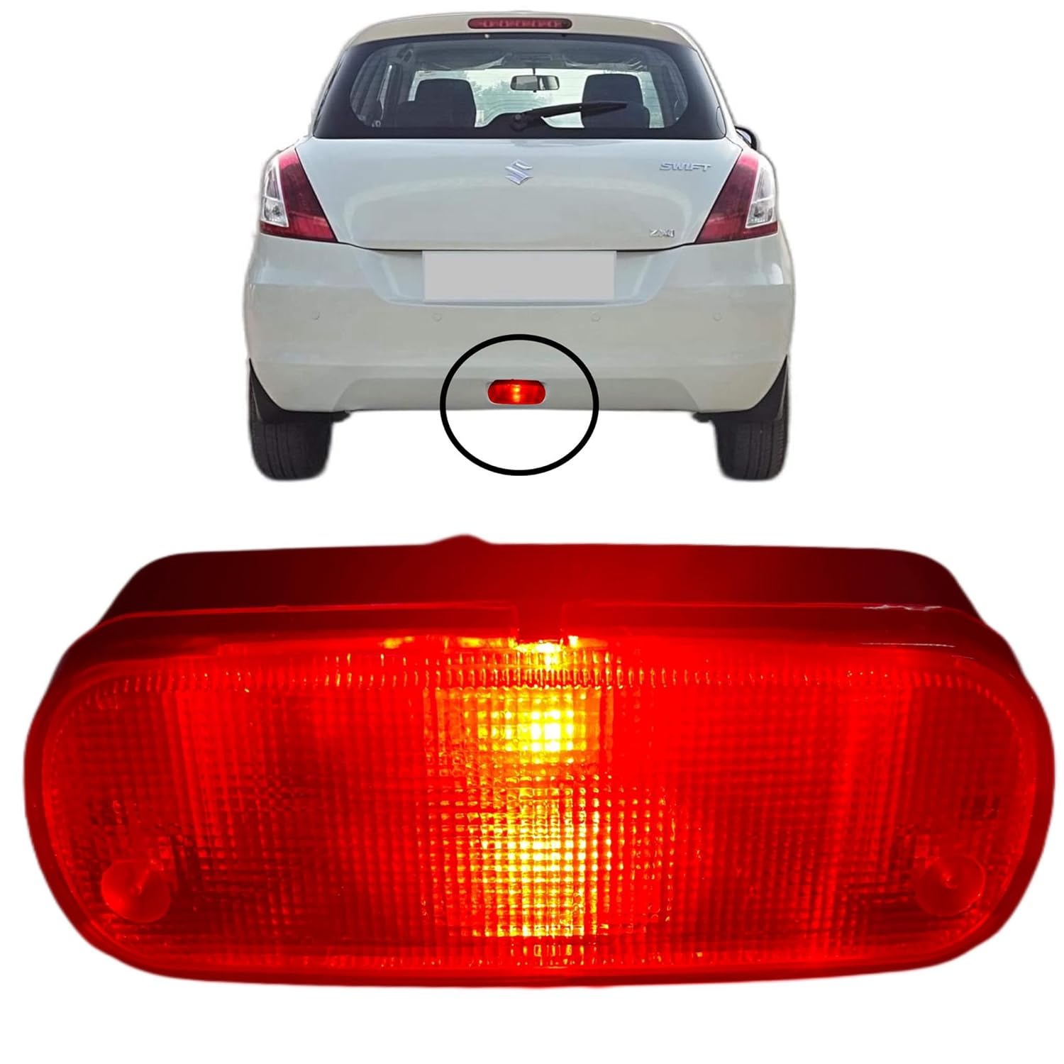 K D Rear Bumper light for Maruti Swift (2011-2017)