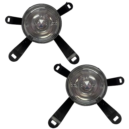 K D Fog Lamp set For Maruti Zen Estilo (With Bulb) Pair 2009-2013 Type 2