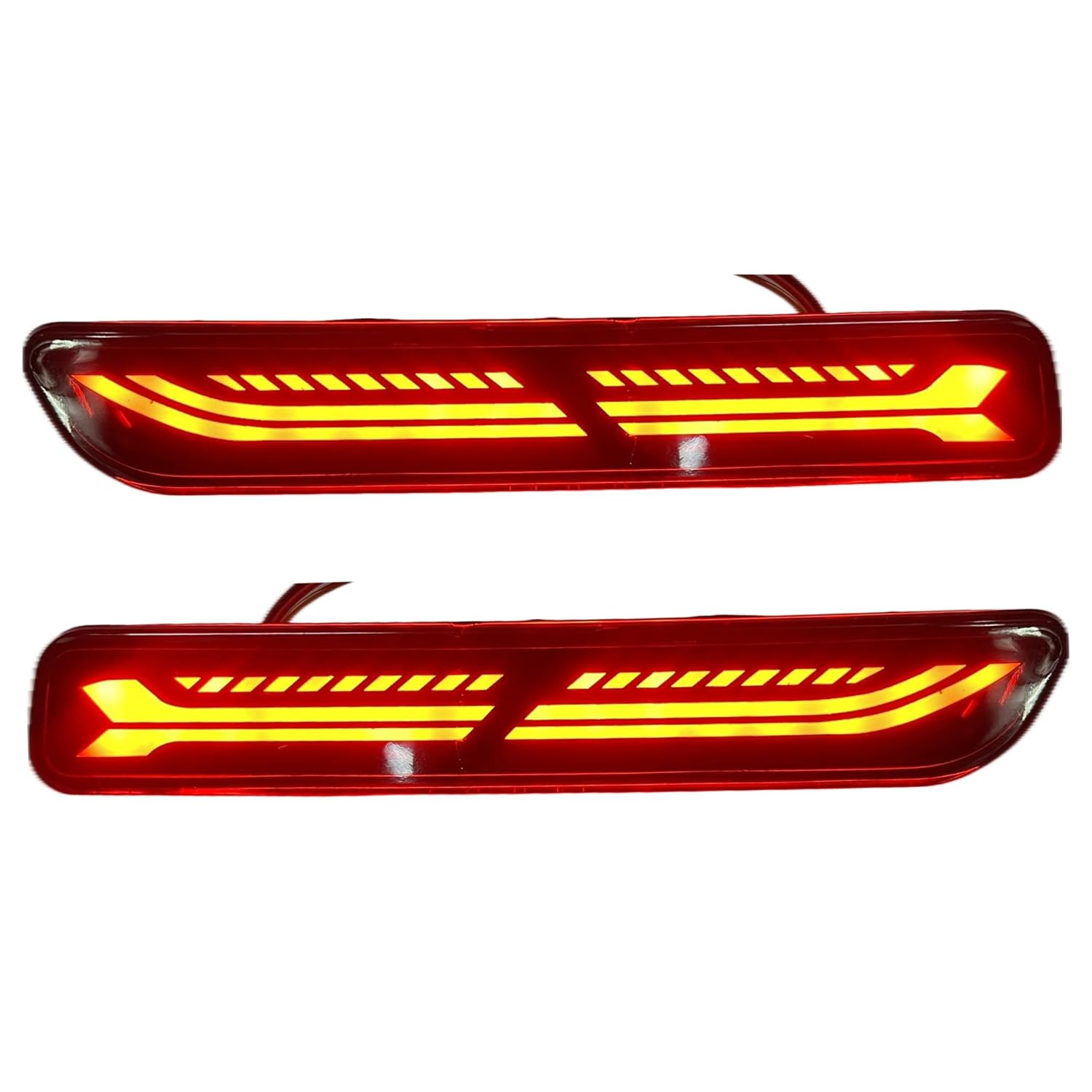 K D Matrix Reflector/Rear Bumper Light Pair For Maruti BALENO, CIAZ, DZIRE, ERTIGA, RITZ, S-CROSS, SX4, BREZZA, CELERIO (PAIR) WITH INDICATOR BLINKER