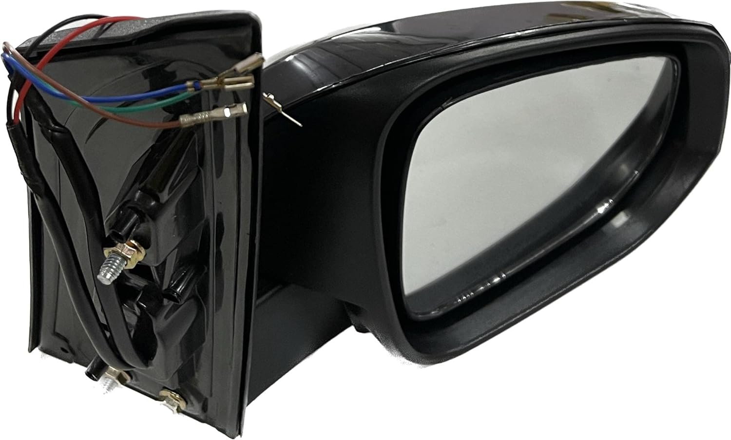 K D Side/Door Mirror for Innova Crysta With Indicator Motor 5 Wire Non-Autofold(Black)