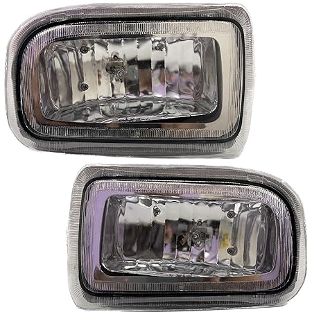 K D Fog Lamp set For Chevrolet Tavera Type 1 (PAIR) With Bulb 2008-2017 | Halogen