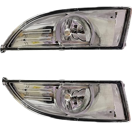 K D Fog Lamp set For Skoda Rapid 2011-2023/ Fabia 2010-2013 F/L T2 (Pair) CHROME