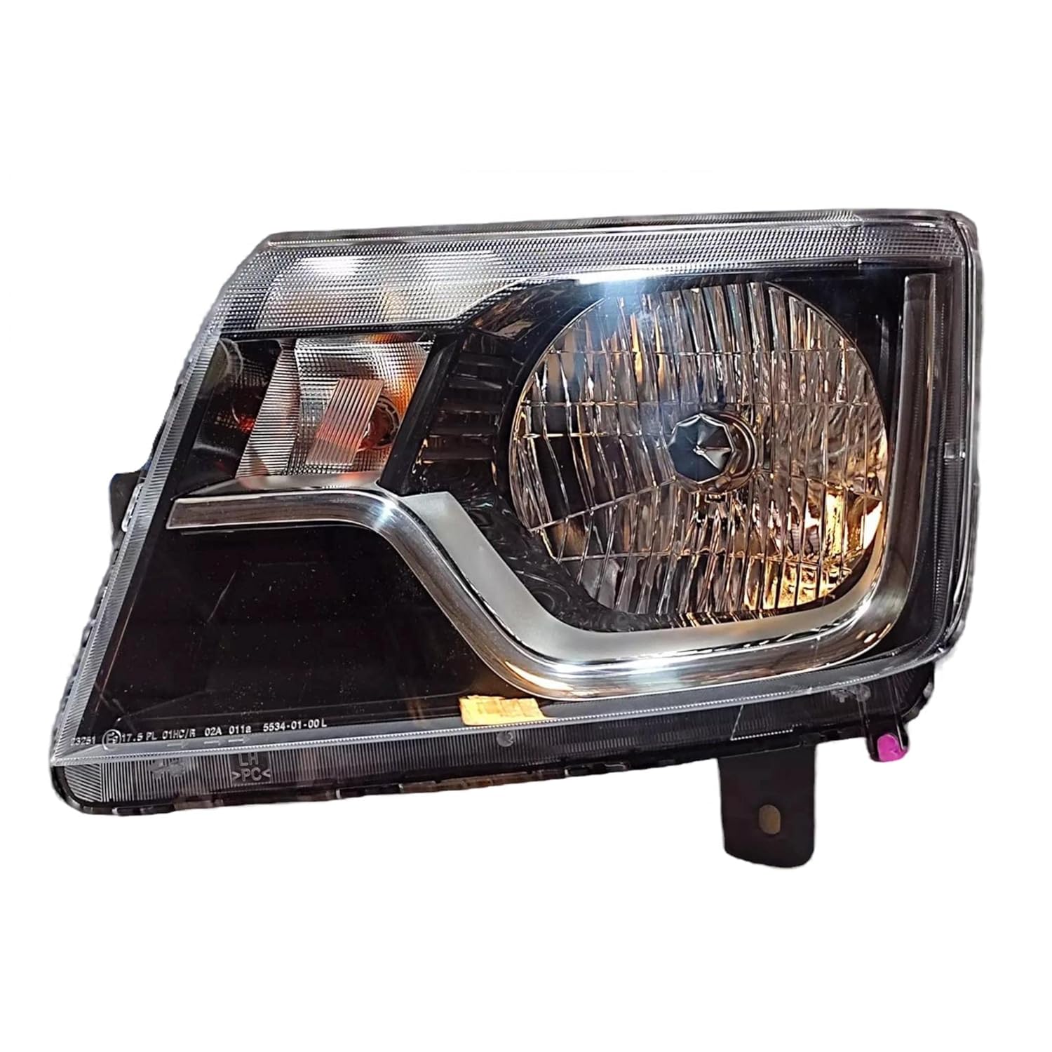 K D Headlight assembly for Mahindra Bolero Type 4 (2020-NOW) ( WITHOUT ADJUSTABLE MOTOR)