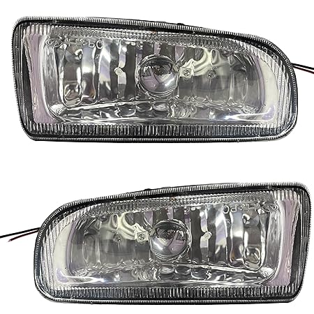 K D Fog Lamp set For Toyota Qualis (Pair) With Bulb 1999-2004 | Halogen